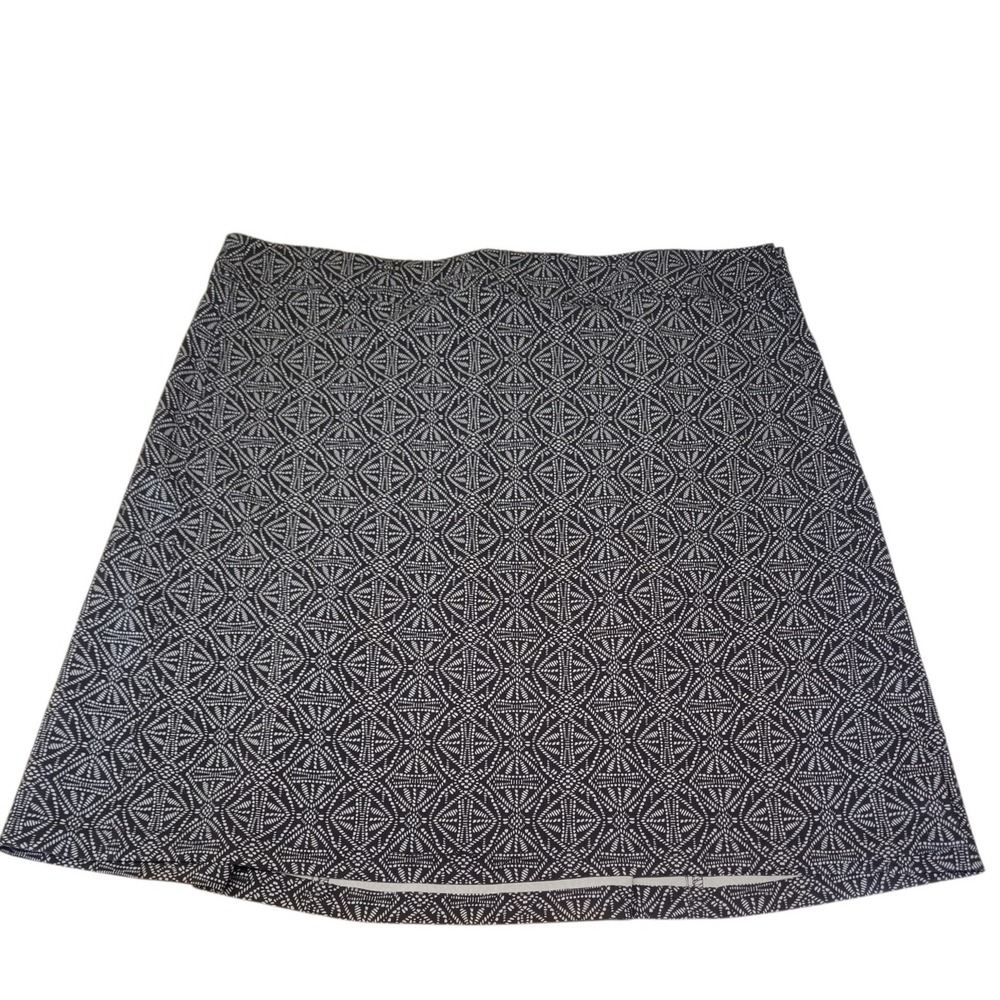 RipSkirt Hawaii Black White Geometric Wrap Athletic Skirt LG Beach pocket C718